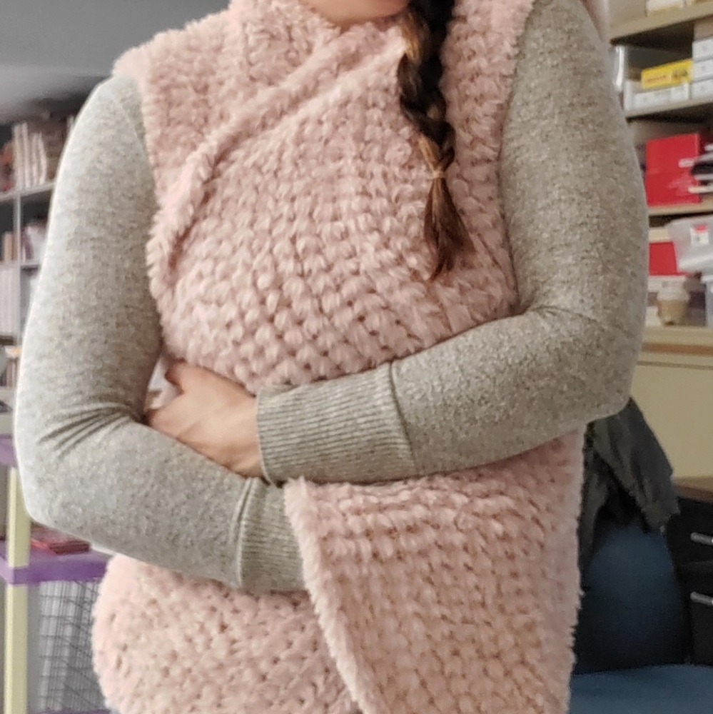Faux fur vest
